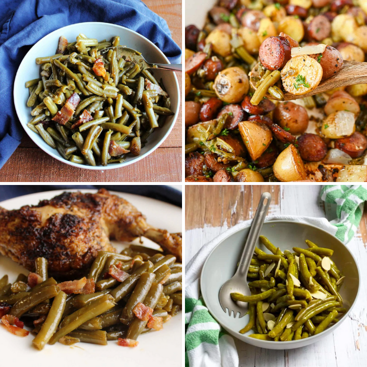 Make one of these delicious canned green beans recipes for dinner or a holiday meal! They are easy and delicious! Make one of these delicious canned green beans recipes for dinner or a holiday meal! They are easy and delicious!
