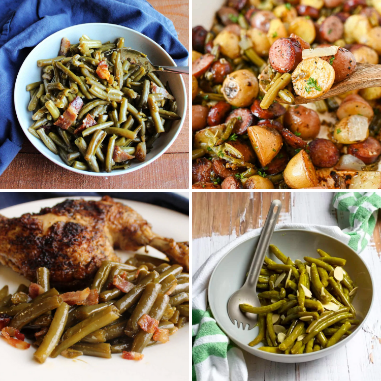 Make one of these delicious canned green beans recipes for dinner or a holiday meal! They are easy and delicious! 