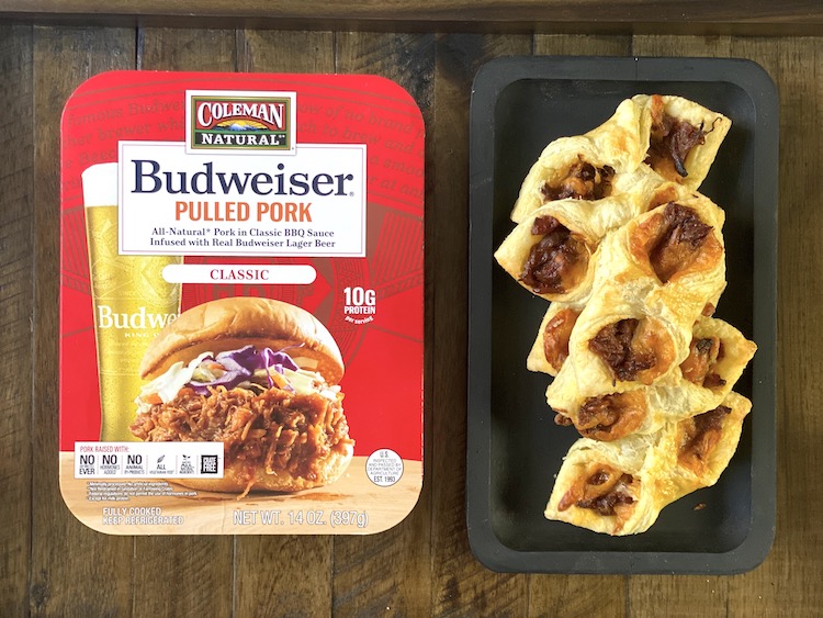 This recipe for Easy BBQ Pulled Pork Appetizers is so easy! You can used leftover or store bought pulled pork. 
