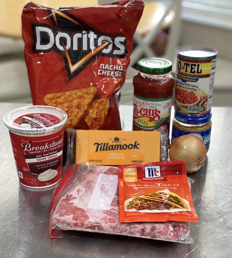 This Dorito casserole recipe made with ground beef is a meal everyone will love. Even the picky eaters will ask for seconds! It's very customizable and you can bring it to a potluck meal, bring to a new mom, or serve a bunch of hungry teens. 