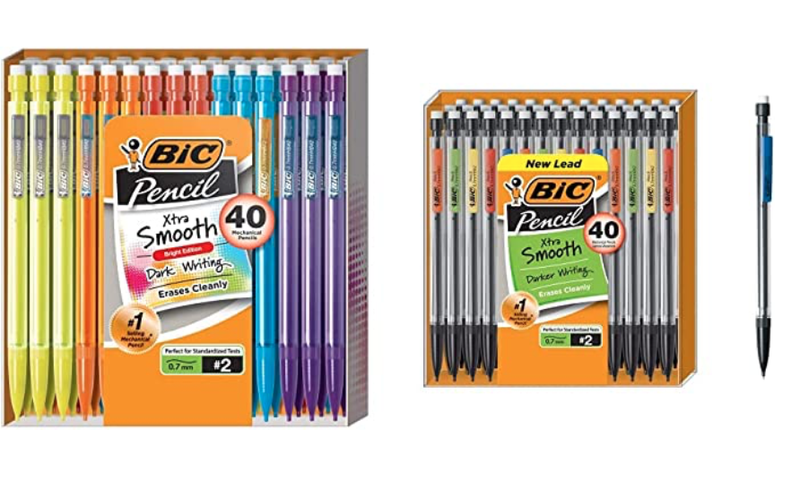 40-Count 0.7mm Medium Point BIC Xtra Smooth Mechanical Pencil 