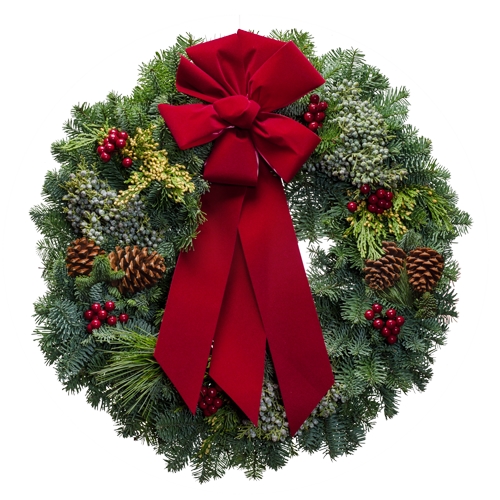 Are you ready to decorate for Christmas? Grab Fresh Christmas Wreaths from Christmas Forest! They have been making wreaths since 1976!