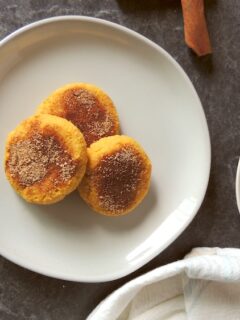 Try these Easy Keto Pumpkin Cookies! They are soft and chewy sugar-free pumpkin cookies. With just a few simple ingredients you can make these low-carb pumpkin cookies in under 30 minutes!  