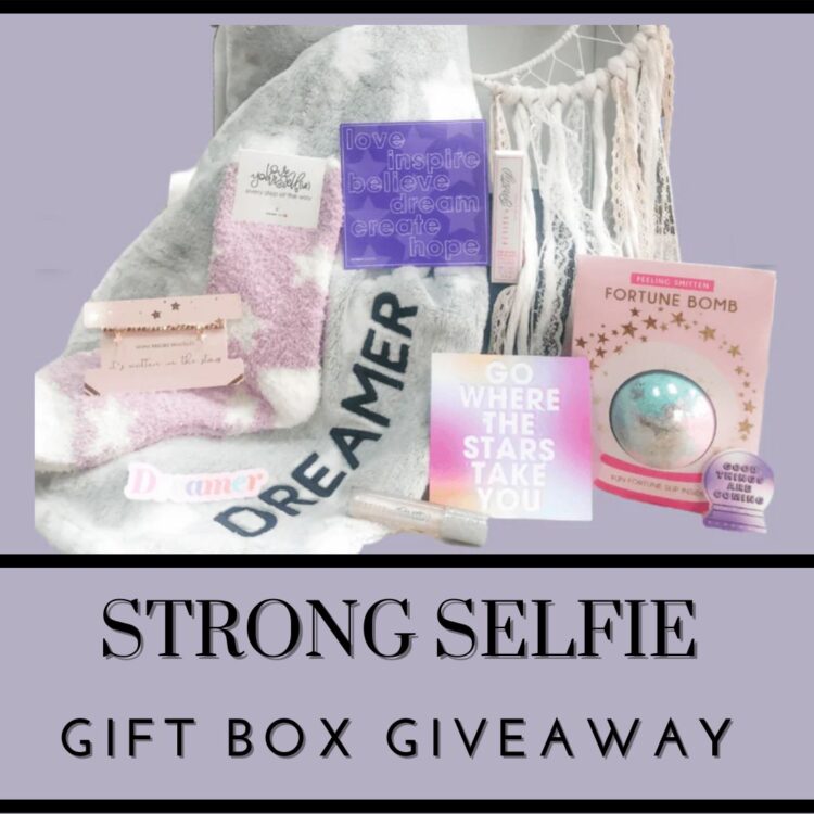 Enter to win a STRONG Selfie Dream box! Gifting good vibes and positivity to tween and teen girls with their subscriptions and gift boxes!