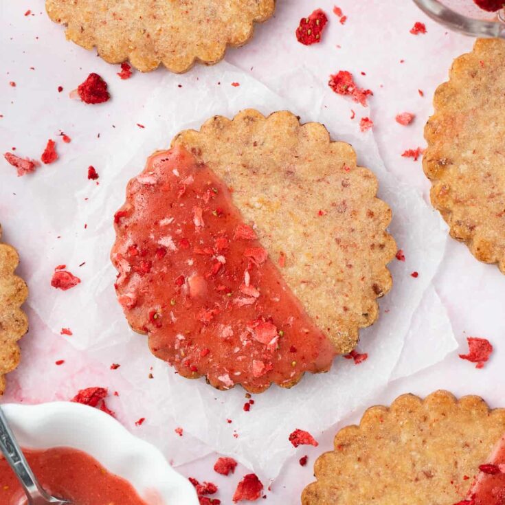 Image for Strawberry Shortbread Cookies