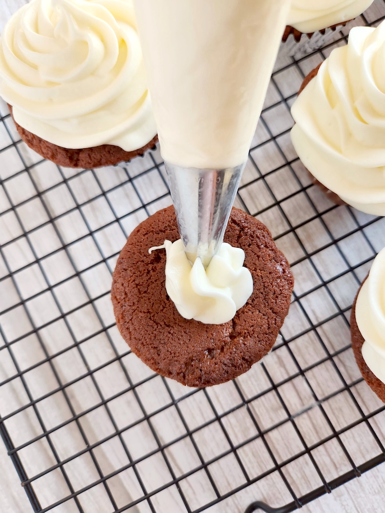 Try this delicious gingerbread cupcake recipe with an eggnog frosting. They are homemade cupcakes from scratch and are moist and flavorful. It's the perfect treat during the holidays!