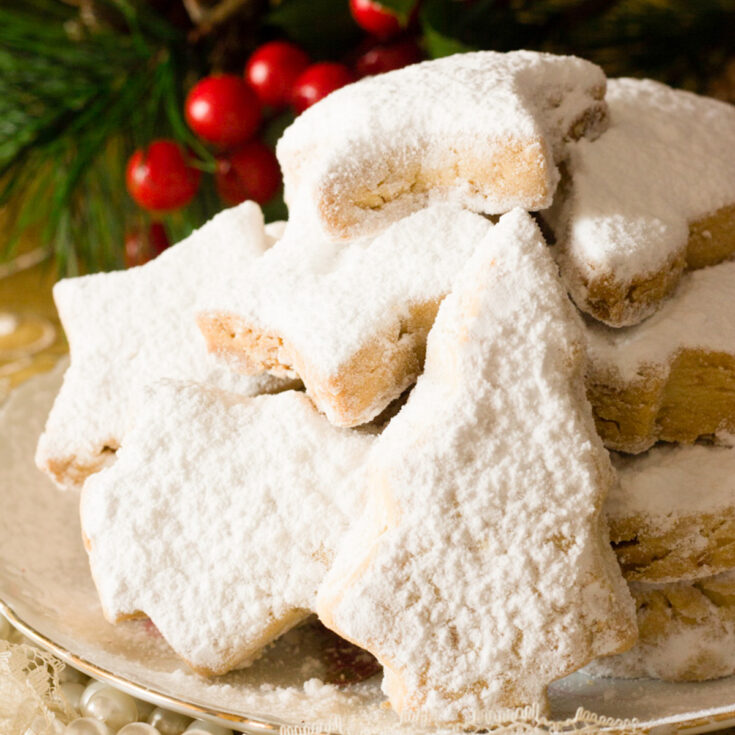 Image for Kourabiedes Greek Butter Cookies
