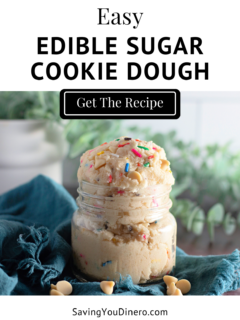 You are going to love this Edible Sugar Cookie Dough. This sugar cookie dough is both scrumptious and hassle-free, making it a perfect treat.