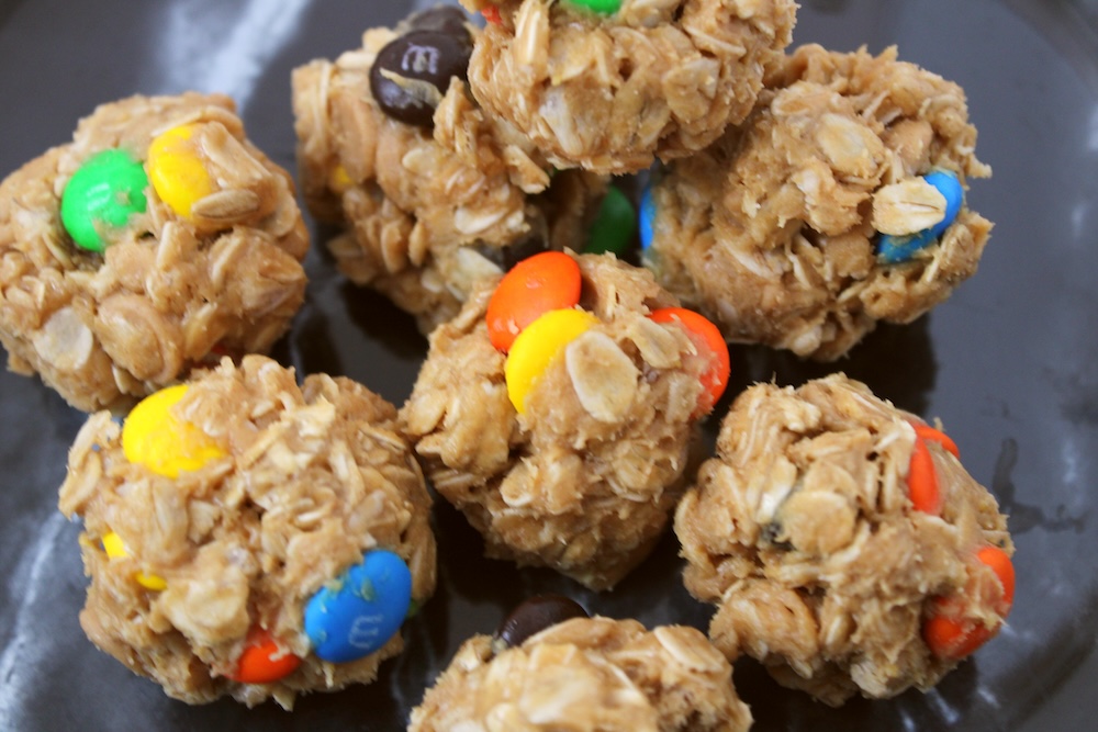 My kids love this recipe for no bake energy balls! I usually have to double the recipe since they love them so much. It's a really easy snack food to make and only needs a few ingredients! My kids love this recipe for no bake energy balls! I usually have to double the recipe since they love them so much. It's a really easy snack food to make and only needs a few ingredients!