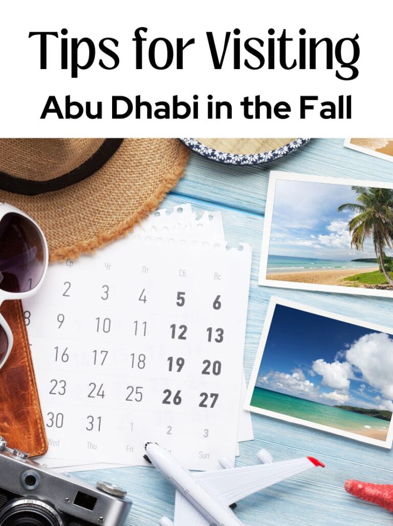 Tips for Visiting Abu Dhabi in the Fall