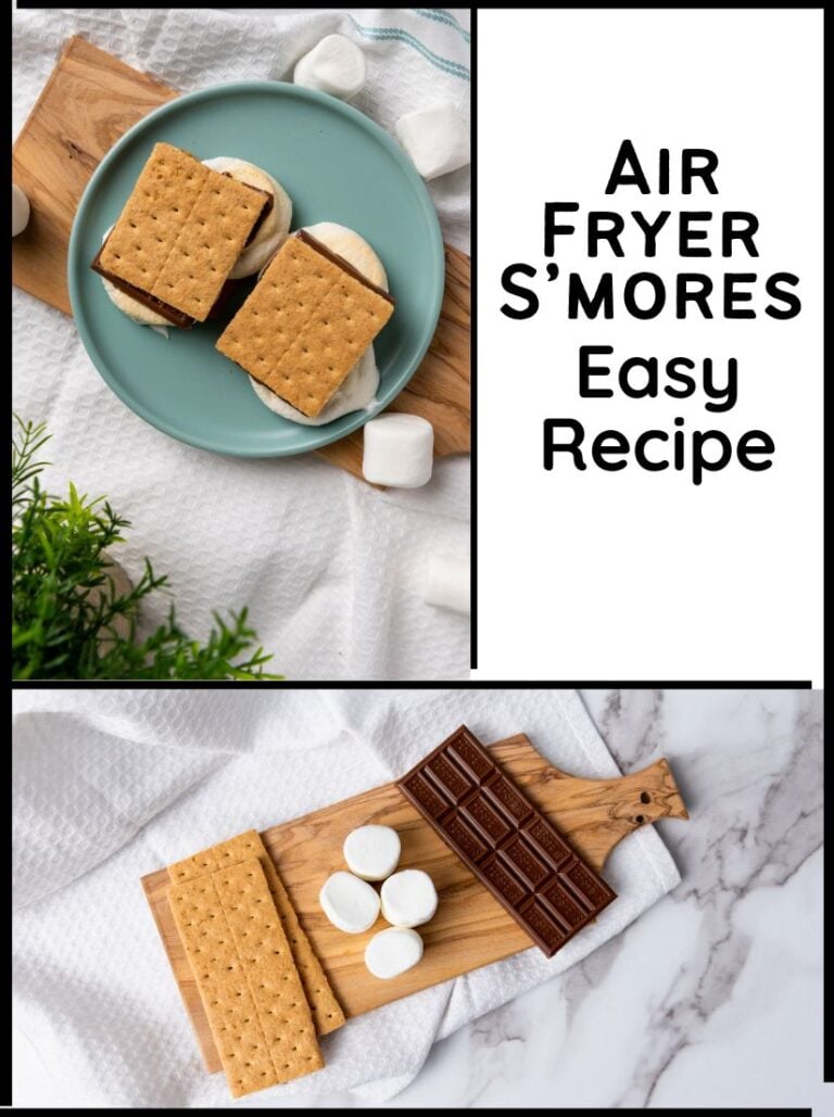 Make classic s’mores in minutes with this quick & easy Air Fryer S’mores recipe—no campfire needed! Gooey, chocolatey, ready in just 5 minutes.