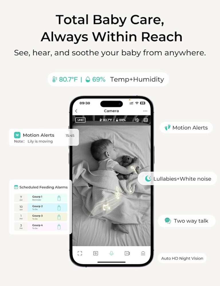 Baby Must Have: VistaView Lite RB Smart WiFi Baby Video Monitor