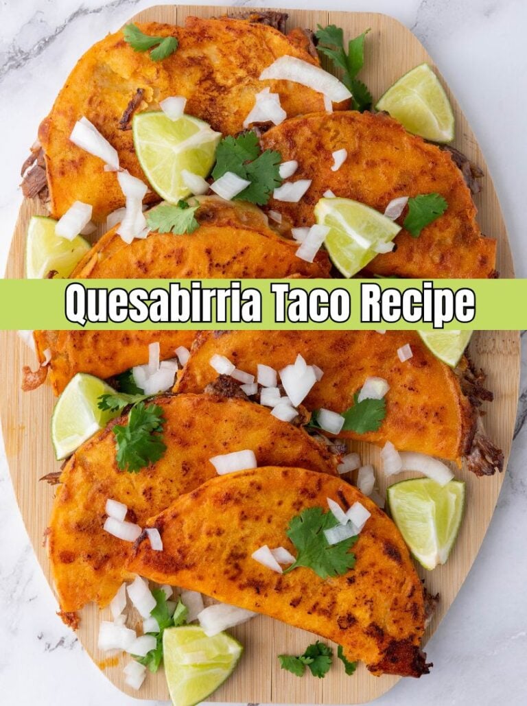 Learn how to make beef birria quesabirria tacos filled with tender braised beef and served with rich consommé for dipping.