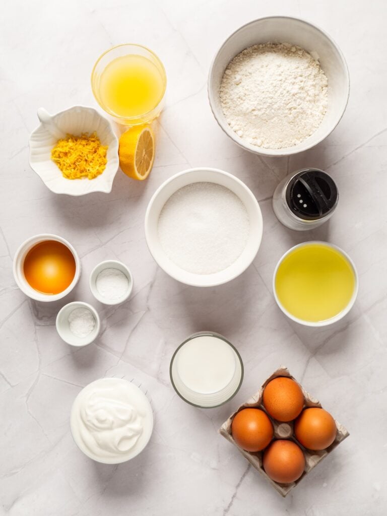 Lemon Loaf Ingredients