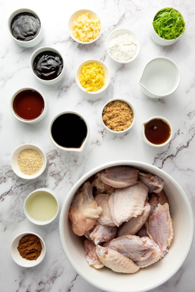 These Asian Sticky Chicken Wings are crispy, sweet, savory, and perfectly glazed with a honey soy garlic sauce. The ultimate appetizer or game-day snack!