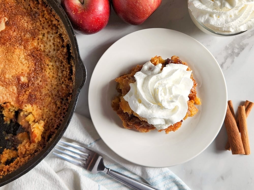 Skillet Apple Dump Cake