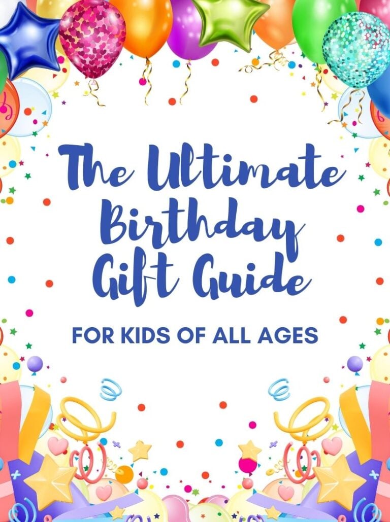 Check out this Ultimate birthday gift guide for kids of all ages! Fun, creative, and educational gift ideas with age ranges to make shopping stress-free