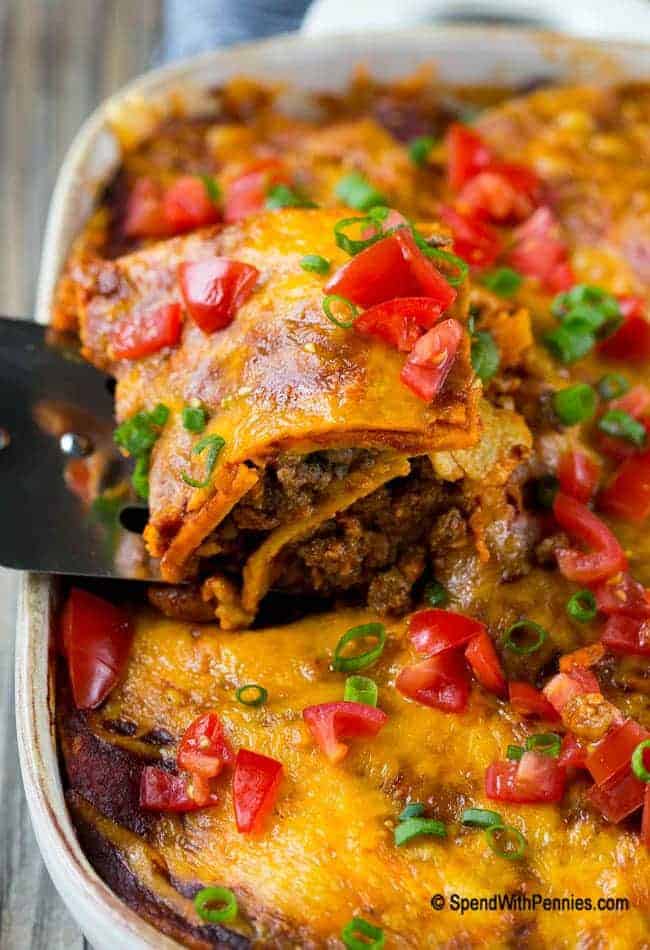 Image for Beef Enchilada Casserole