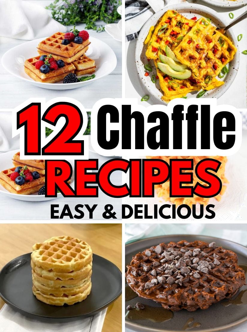 12 Chaffle Recipes Easy & Delicious for Low Carb Eating - Saving You Dinero