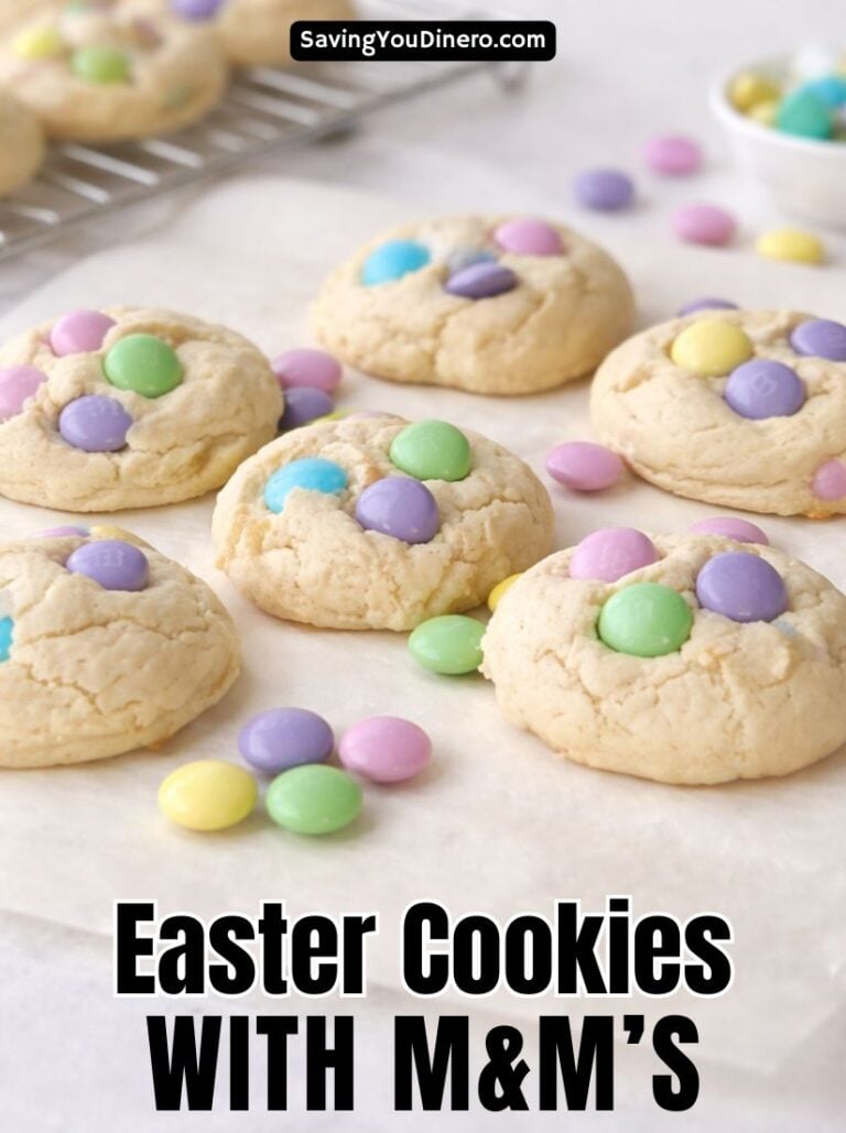 Make soft and colorful Easter Cookies with cake mix. One of the easiest Easter baking ideas for parties, kids, and spring dessert tables.