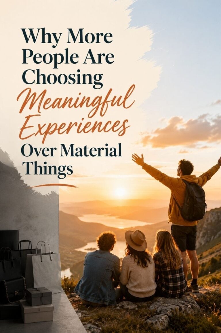 Why More People Are Choosing Meaningful Experiences Over Material Things